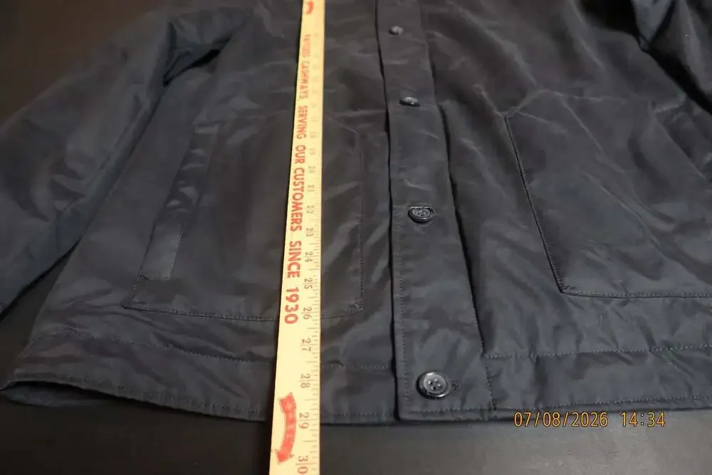 Guess Men'sFaux-Sherpa Lined Military Deck Jacket
